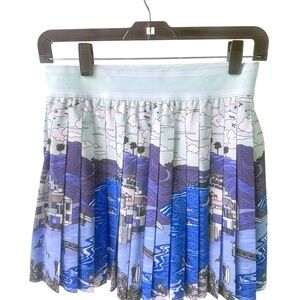 Greyson  Coastal Dream Leo Golf Pleated Skirt   Size S